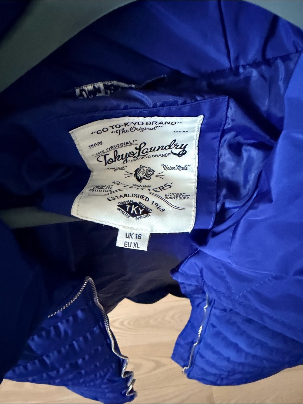 Laundry By Shelli Segal Women's Deep Blue Quilted Puffer Jacket